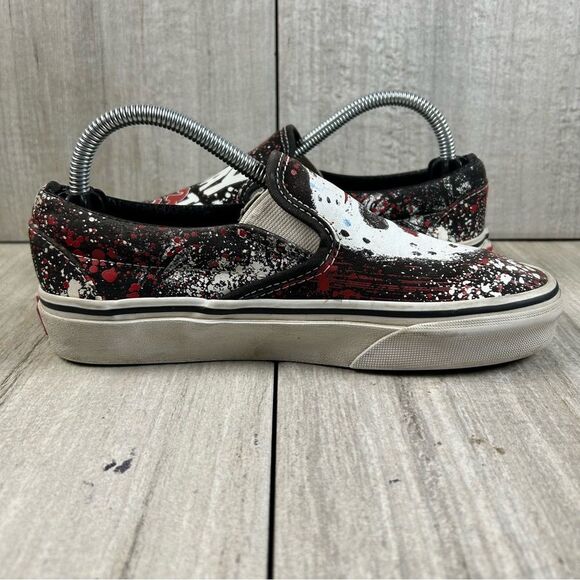 Vans House of Terror Friday The 13th Jason Voorhees Slip On Classic Women Size 5 - Picture 3 of 10